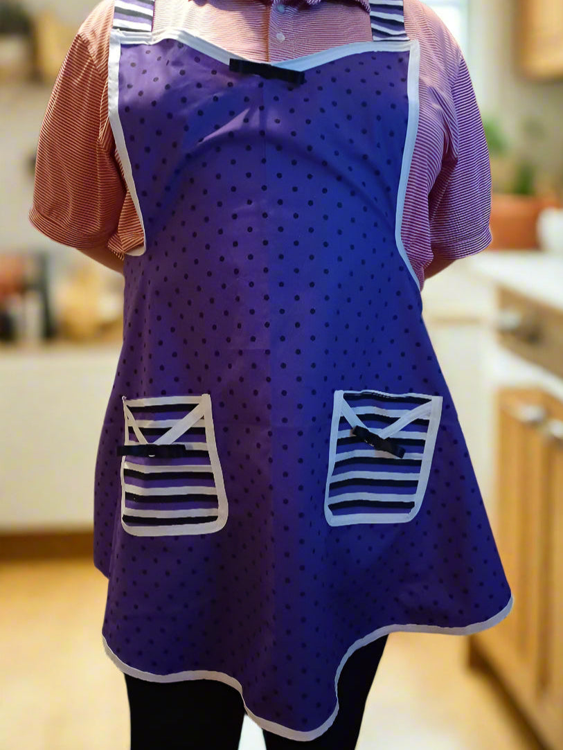 Purple adult size apron