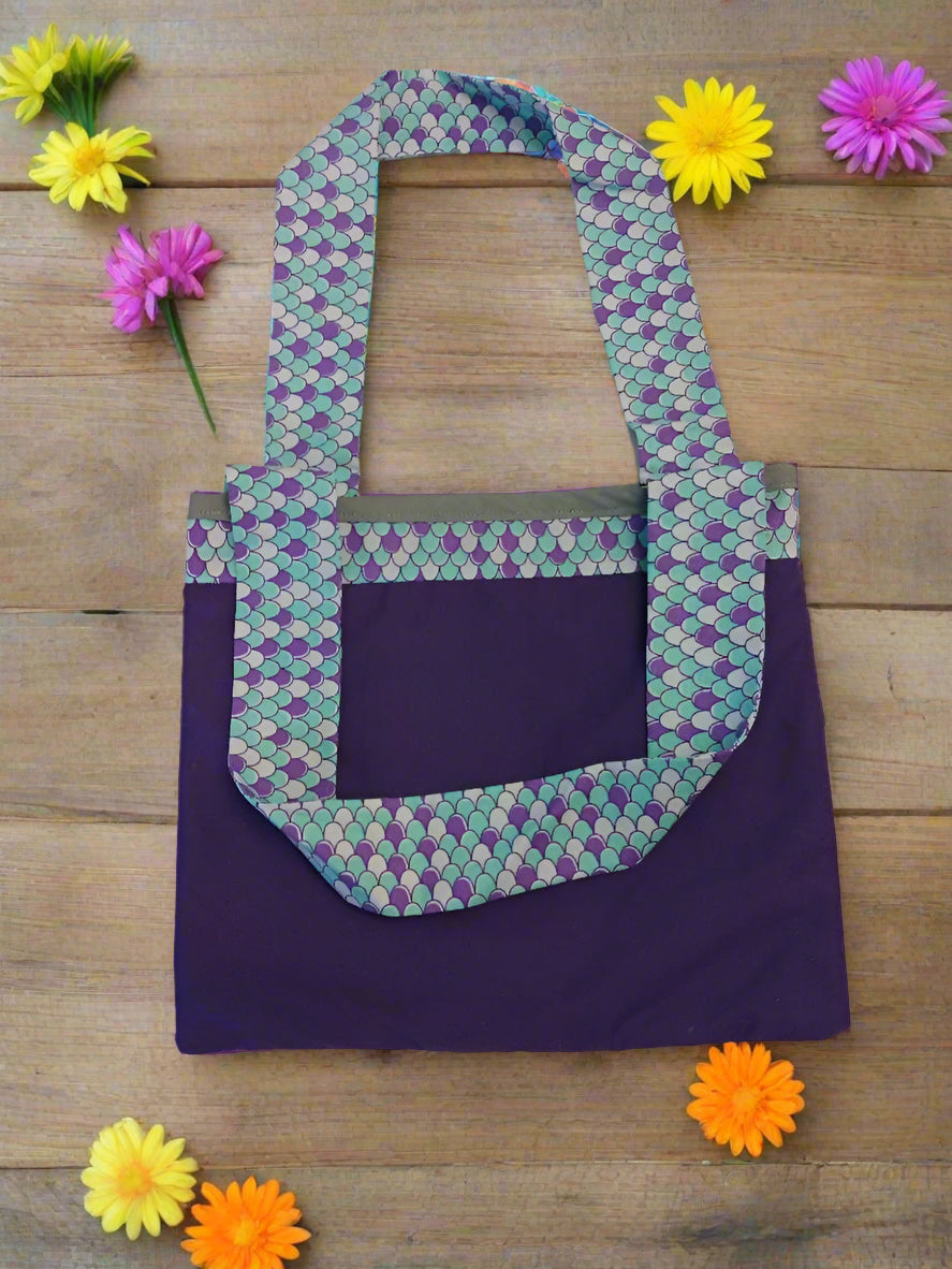 Purple Mermaidscale Purse