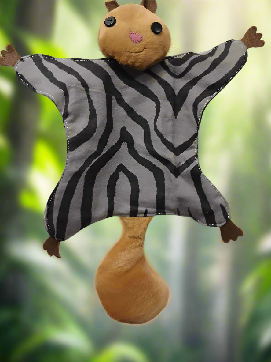 Flying squirrel cuddle friend