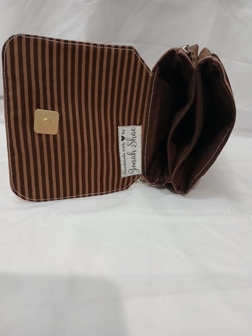 Brown Crossbody wallet