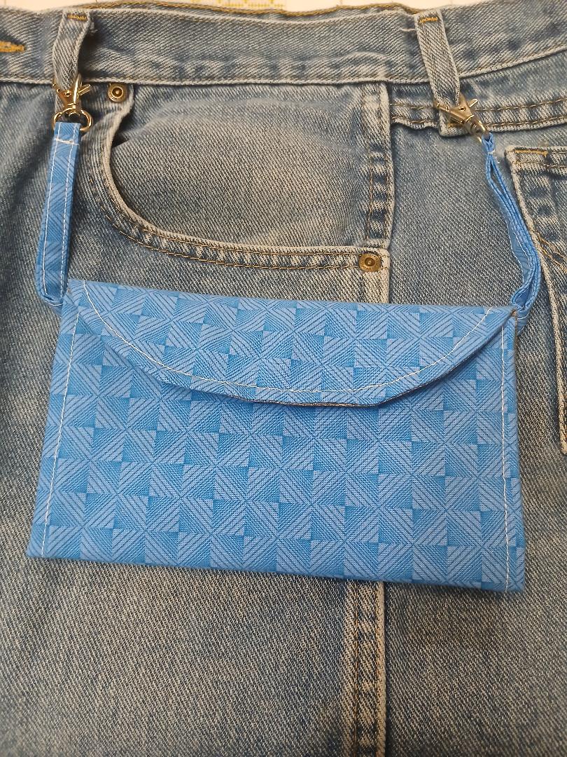 Blue/Grey Hip Wallet