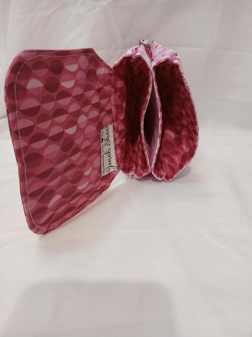 Pink Crossbody Wallet