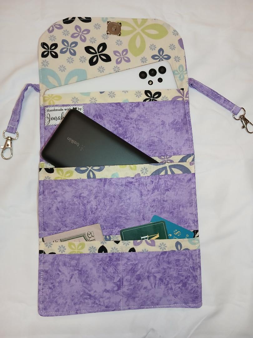 Brushed Purple Hip Wallet