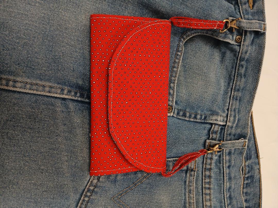 Red/Grey Hip Wallet
