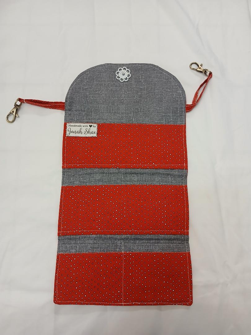 Red/Grey Hip Wallet