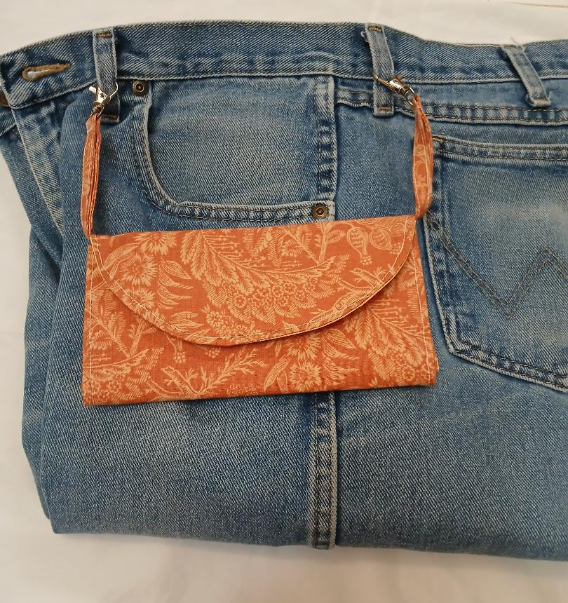 Rust/Cream Hip Wallet