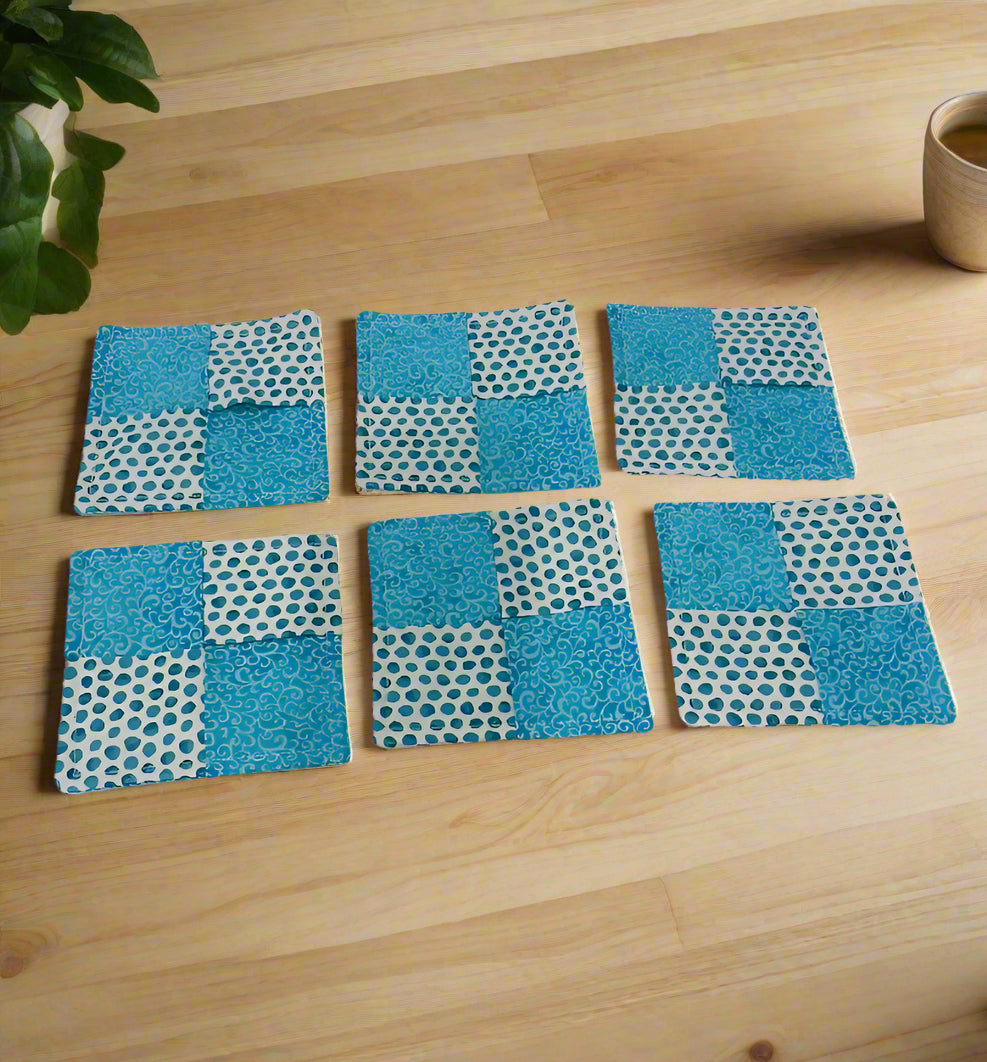 Teal Coasters