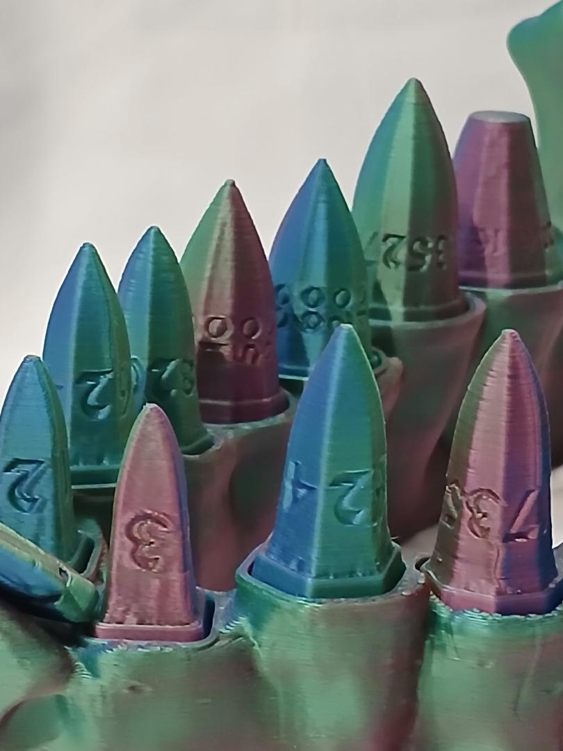 Dragon teeth dice set