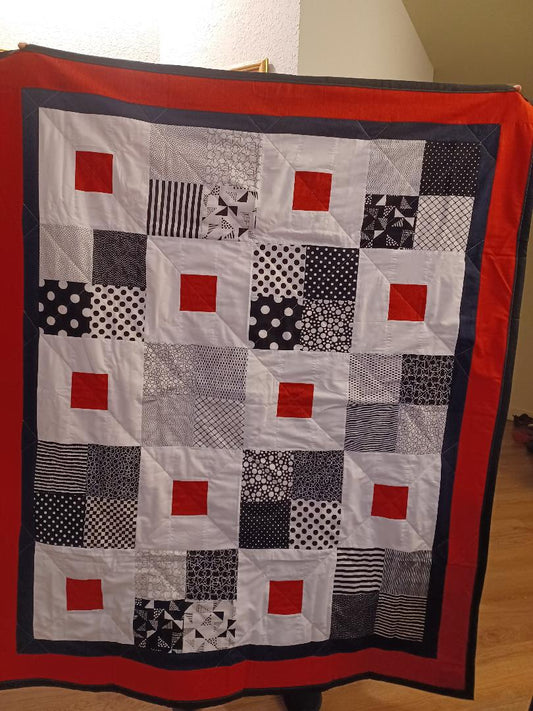 Multi-Square Throw Blanket