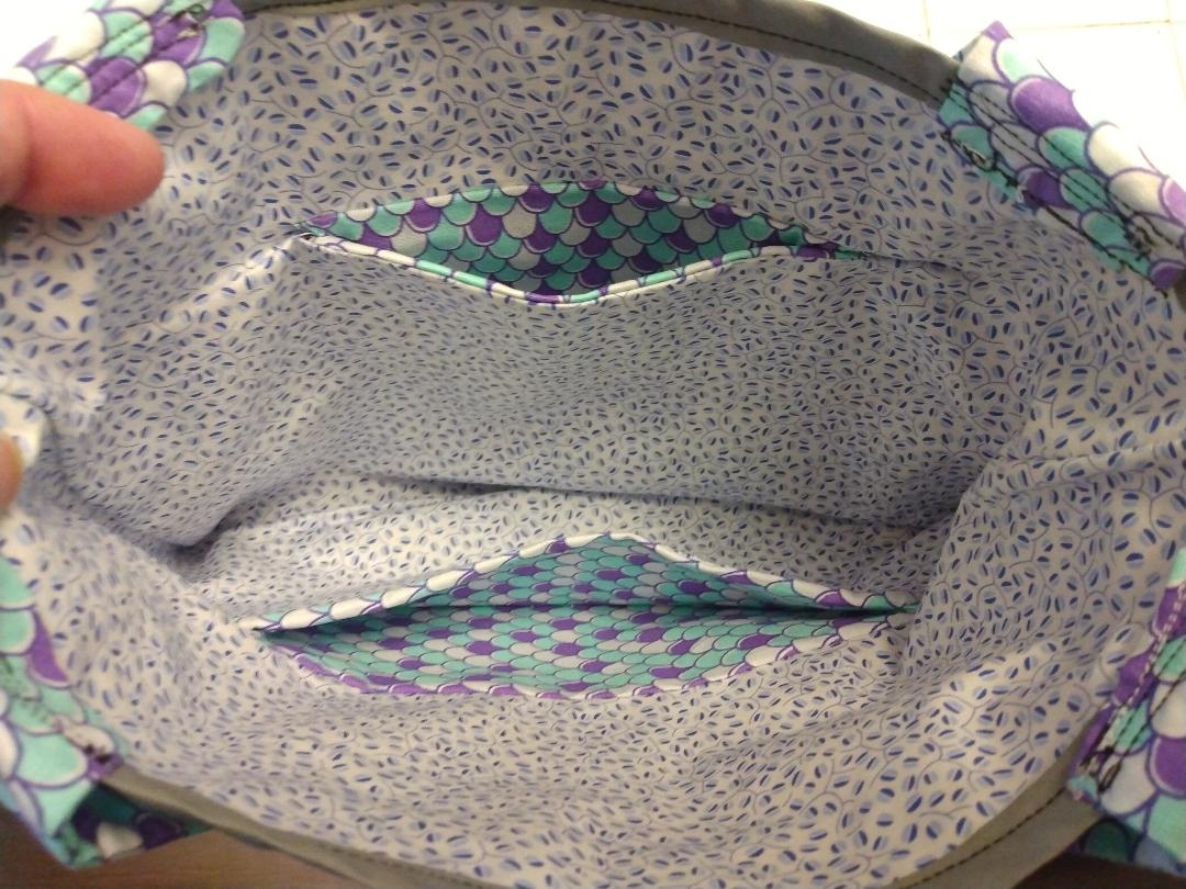 Purple Mermaidscale Purse