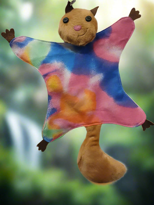 Flying squirrel cuddle friend
