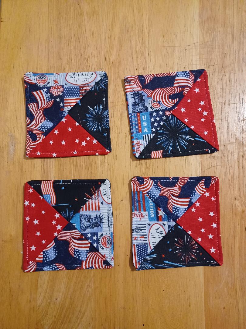 Patriotic coasters