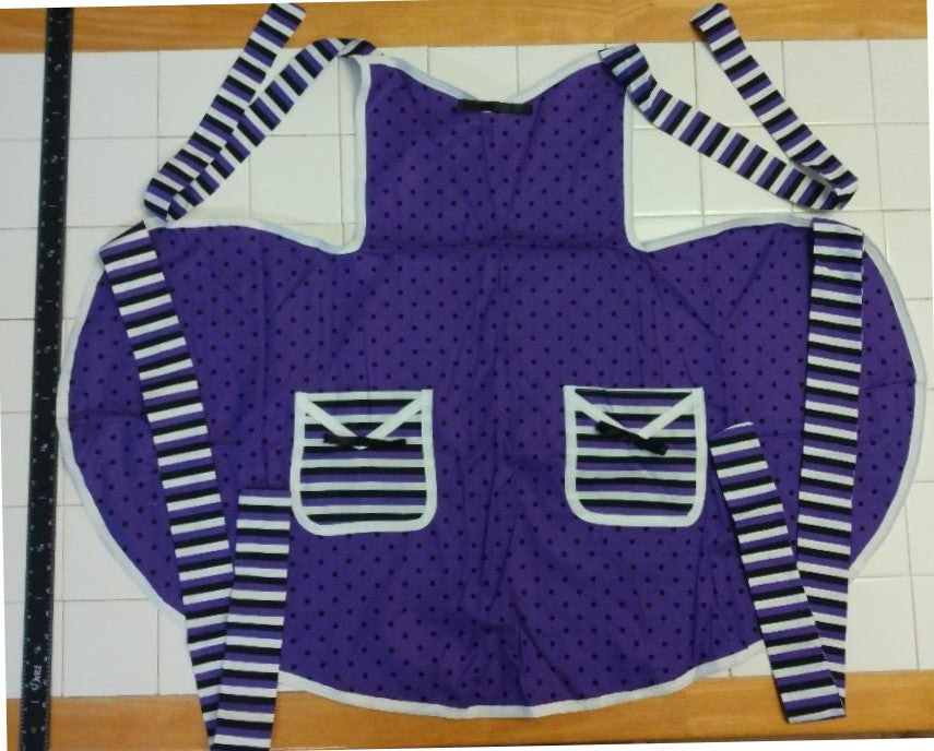 Purple adult size apron