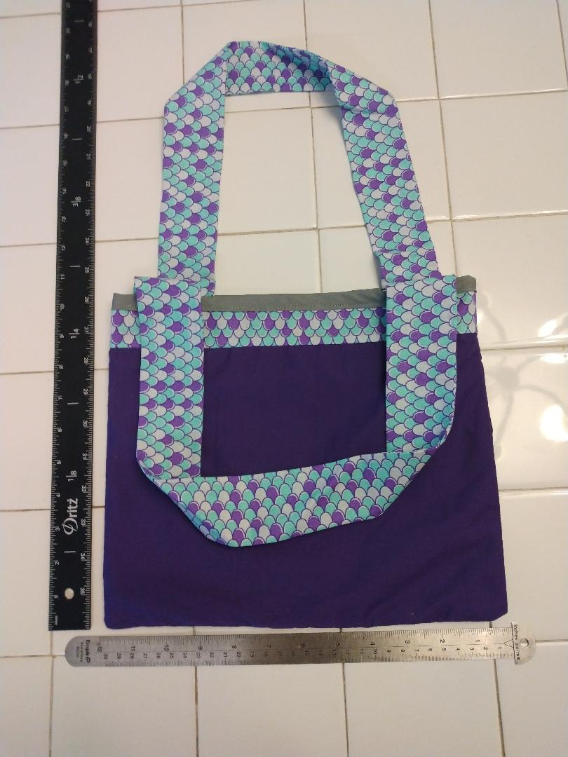 Purple Mermaidscale Purse