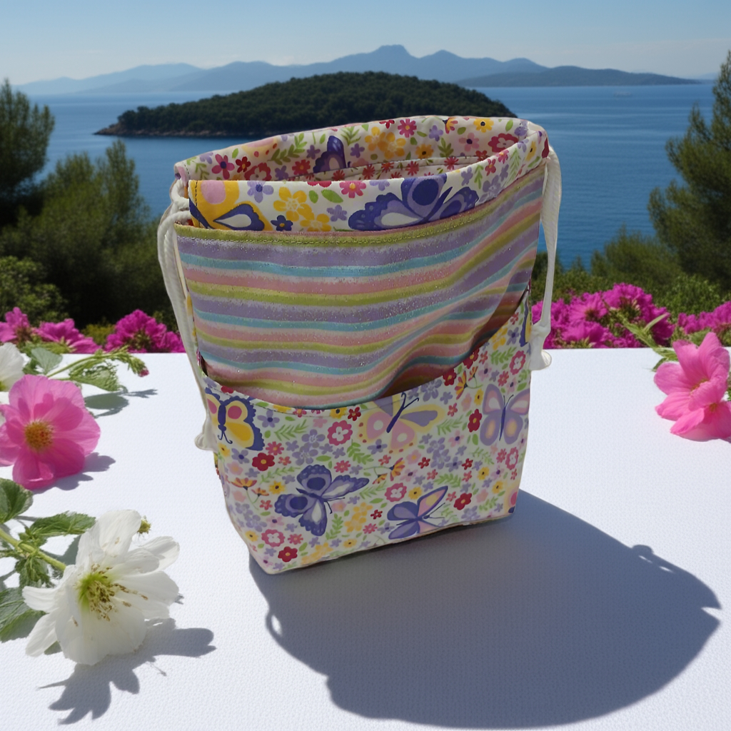 Rainbow butterfly Pouch