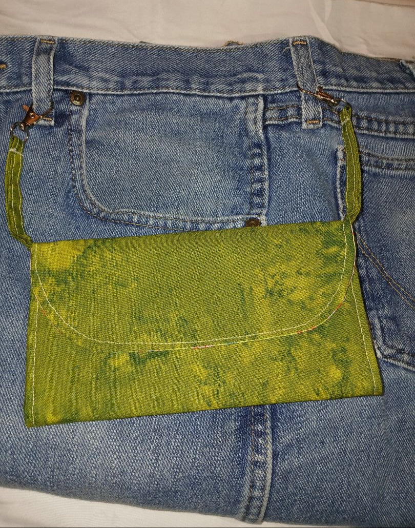 All Green Hip Wallet