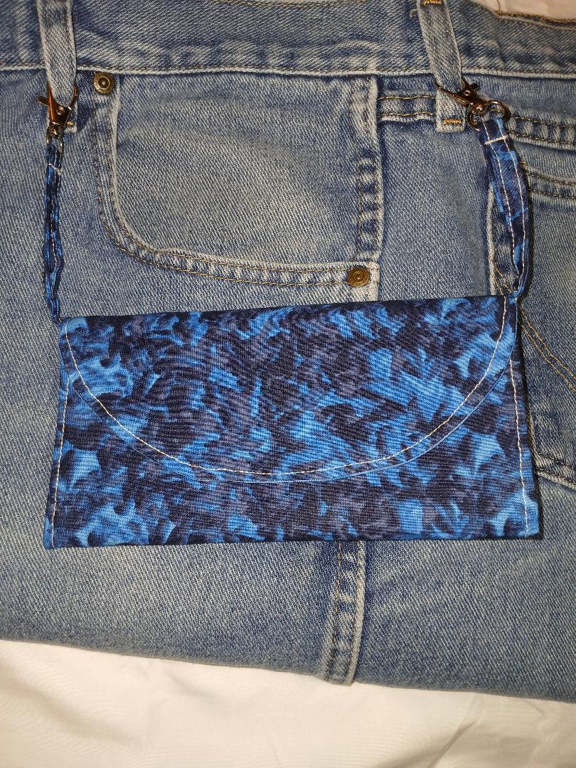 Blue Stone Hip Wallet