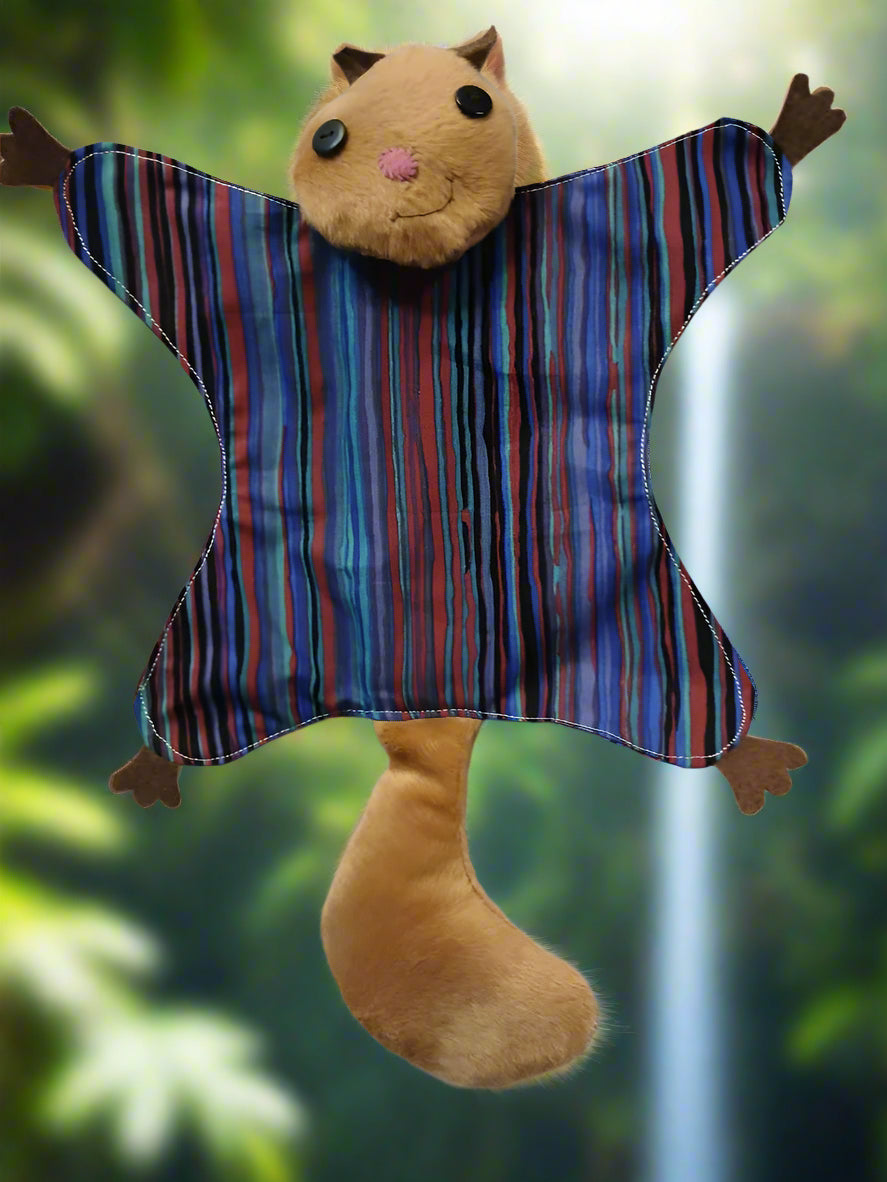 Flying squirrel cuddle friend