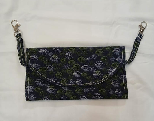Green/Lavender Hip Wallet
