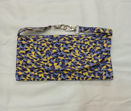 Purple Yellow Hip Wallet