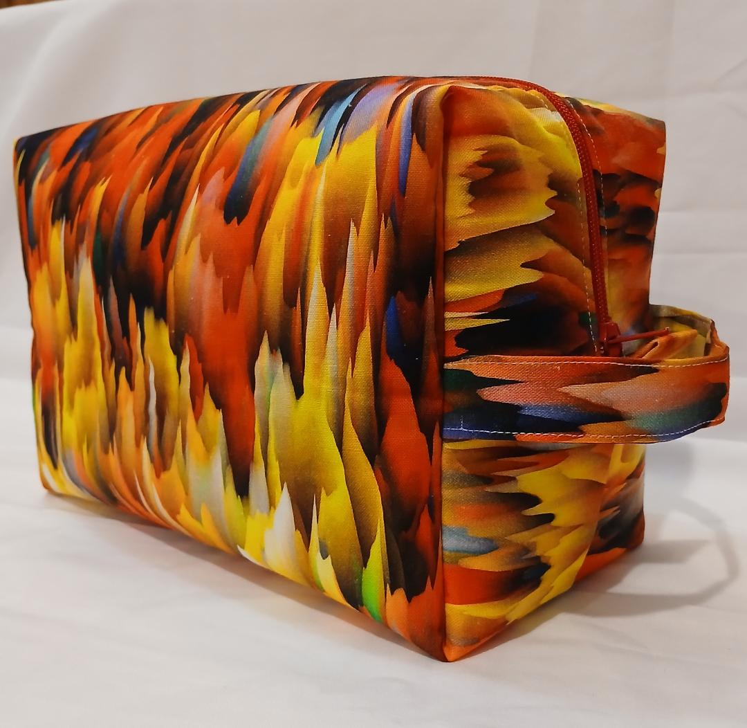 Toiletry bag, On fire
