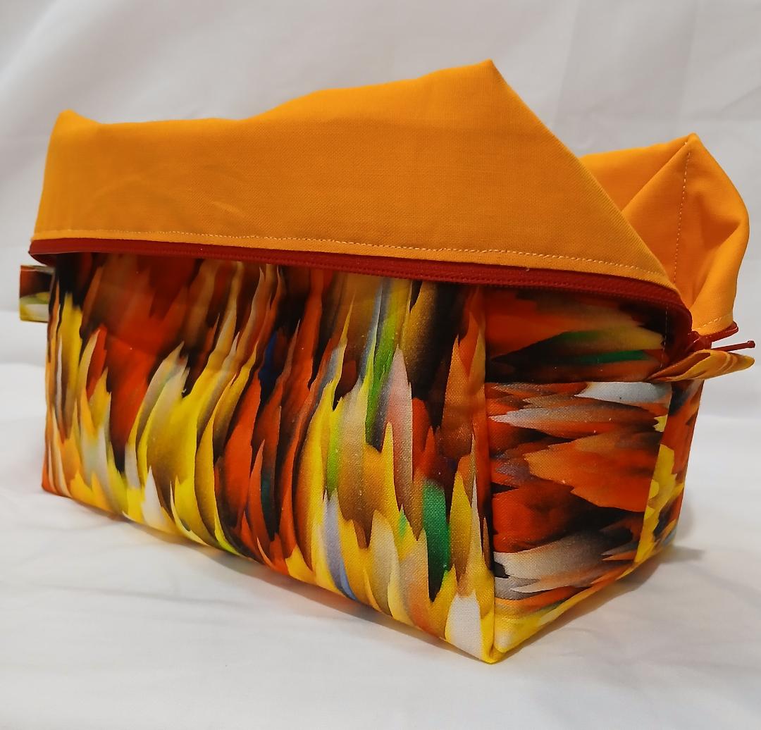 Toiletry bag, On fire