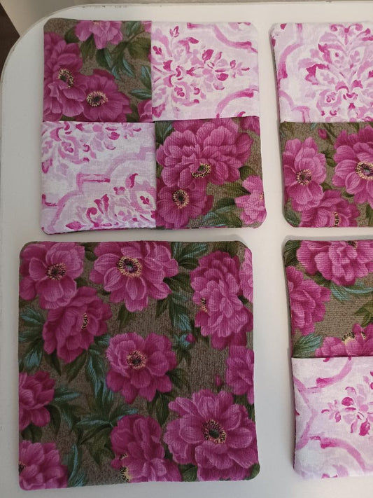 Rose and Pink Coasters