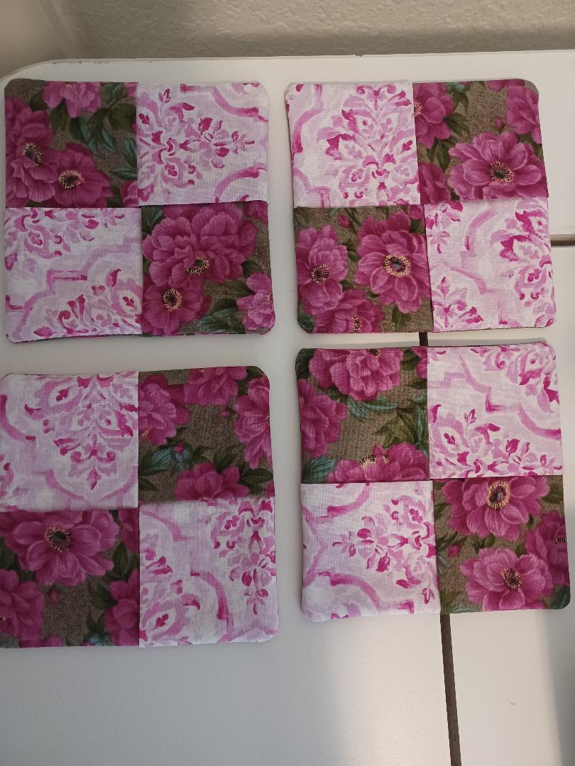 Rose and Pink Coasters