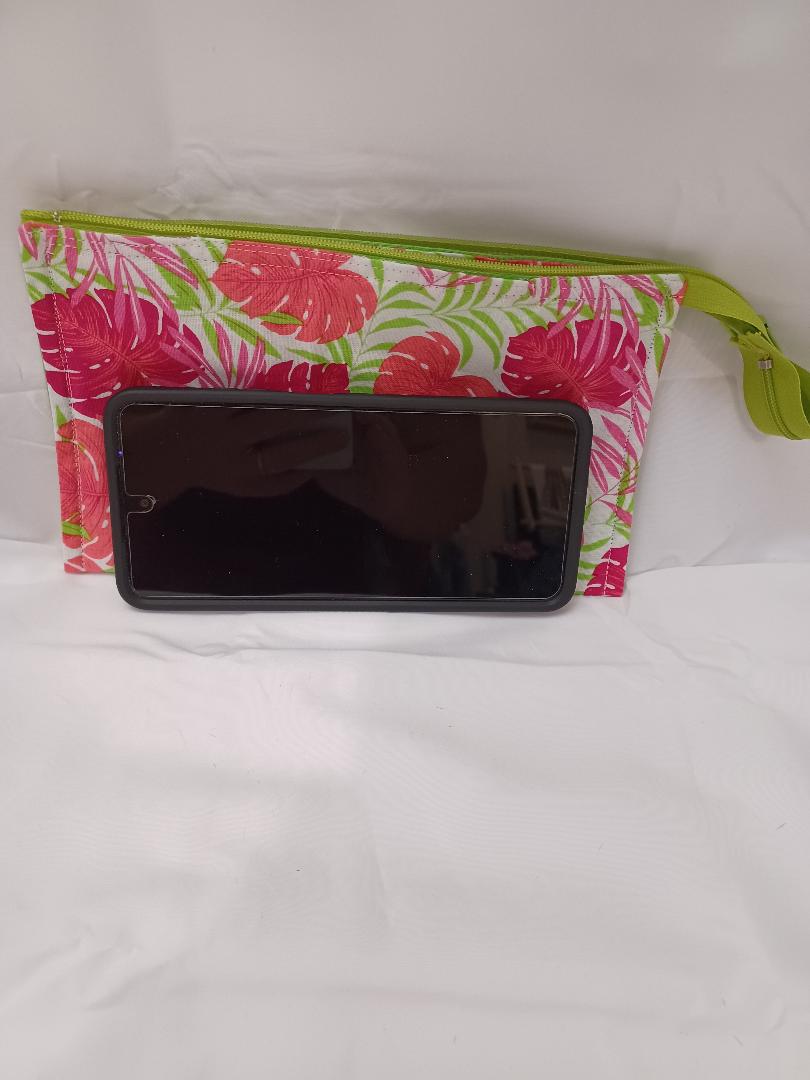 Pink/Green Clutch Purse