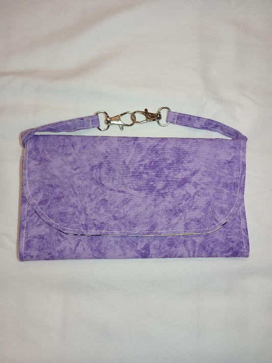 Brushed Purple Hip Wallet