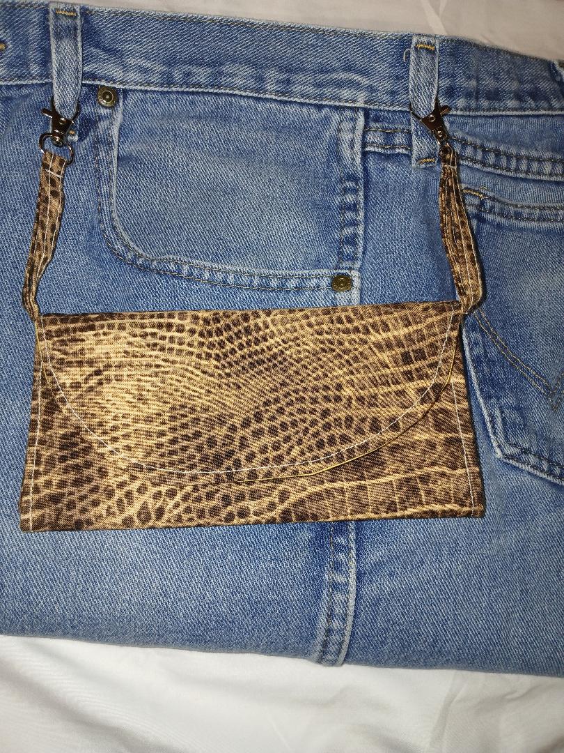 "Snakeskin" Hip Wallet